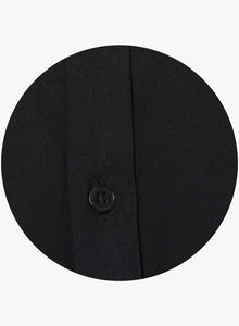 Black Solid Slim Fit Formal Shirt