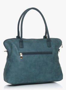 Lisa Blue Medium Satchel Bag