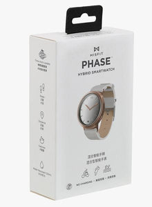 Phase Mis5003 White/Silver Hybrid Smart Watch