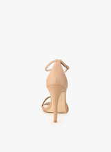 Stecy Beige Ankle Strap Stilettos